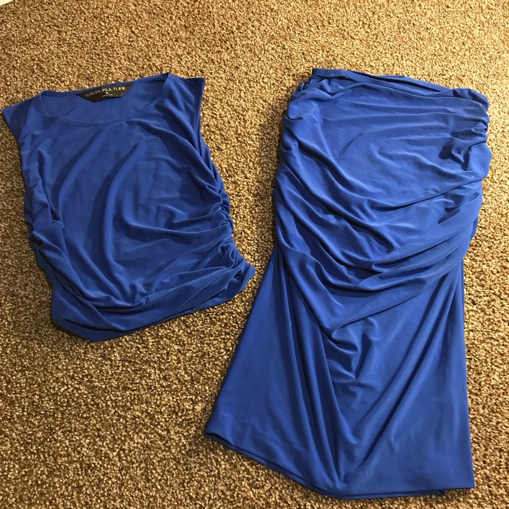 royal blue co ord